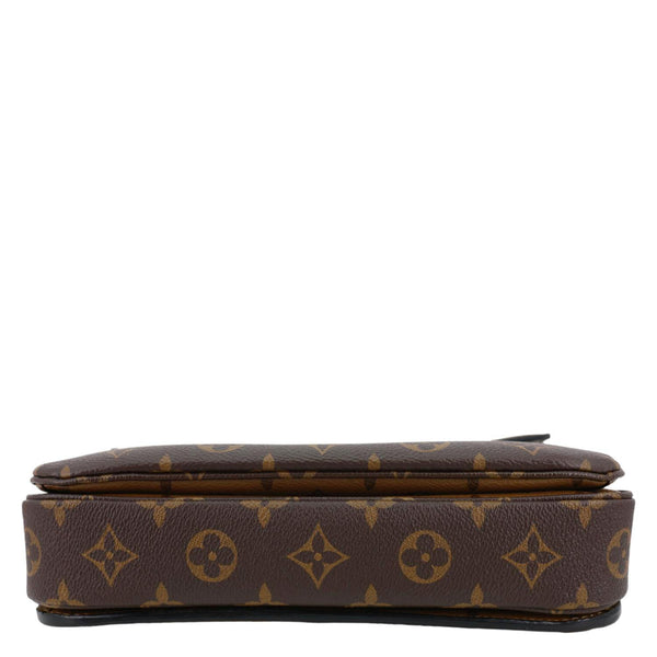 LOUIS VUITTON Metis Pochette Reverse Monogram Canvas Crossbody Bag Brown