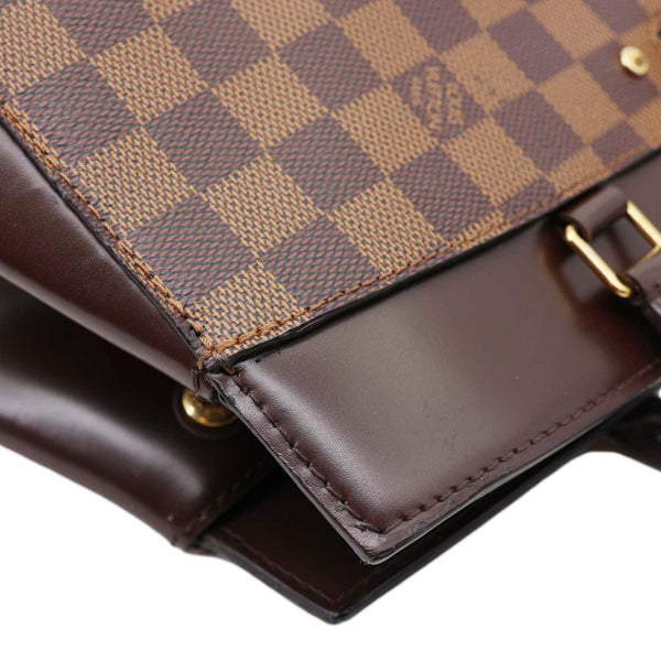 LOUIS VUITTON Rivoli MM Damier Ebene Shoulder Bag Brown