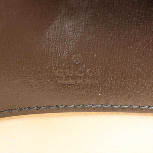 GUCCI Jackie Mini 1961 Leather Shoulder Bag Black 637091