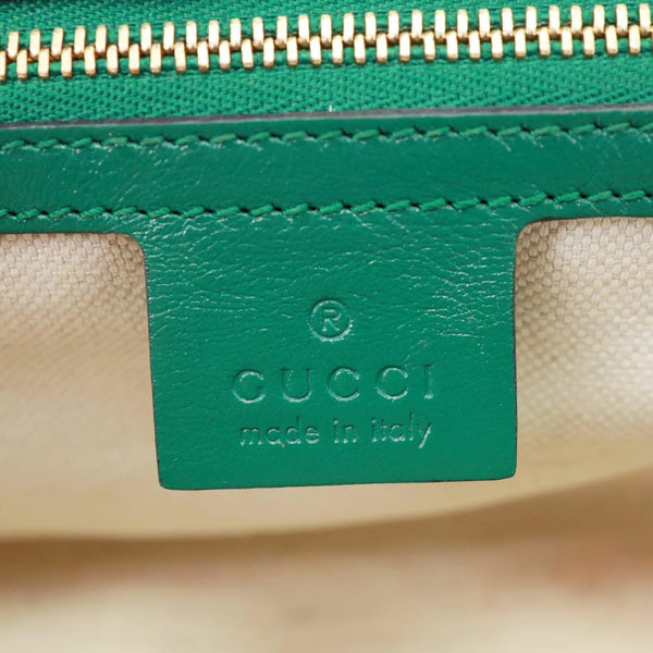 GUCCI GG Marmont Torchon Small Matelasse Calfskin Leather Shoulder Bag Green 443497