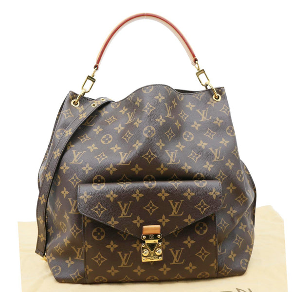 LOUIS VUITTON Metis Hobo Monogram Canvas Shoulder Bag Brown