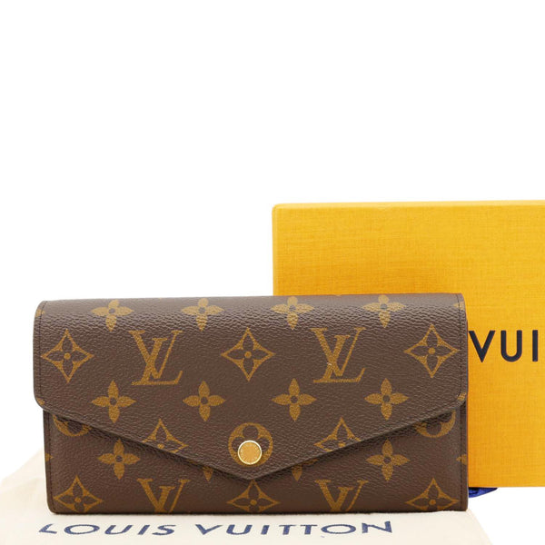 LOUIS VUITTON Sarah Monogram Canvas Wallet Rose Ballerine
