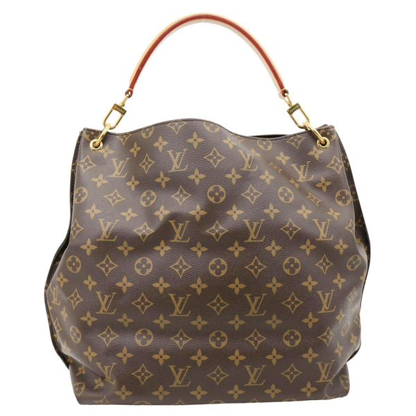 LOUIS VUITTON Metis Hobo Monogram Canvas Shoulder Bag Brown