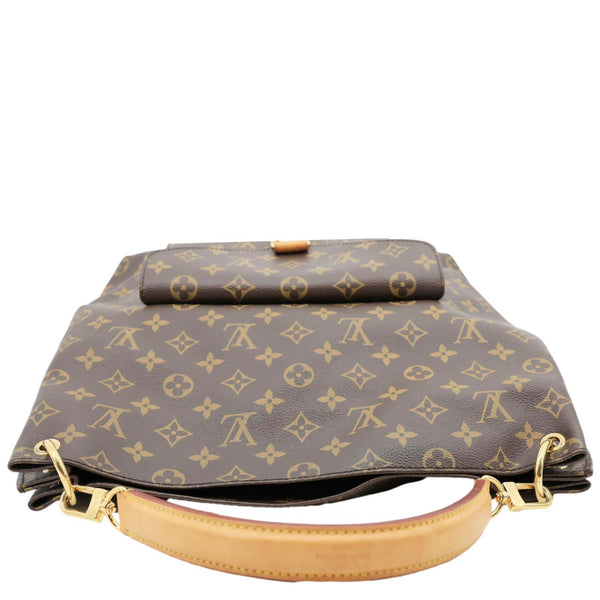 LOUIS VUITTON Metis Hobo Monogram Canvas Shoulder Bag Brown