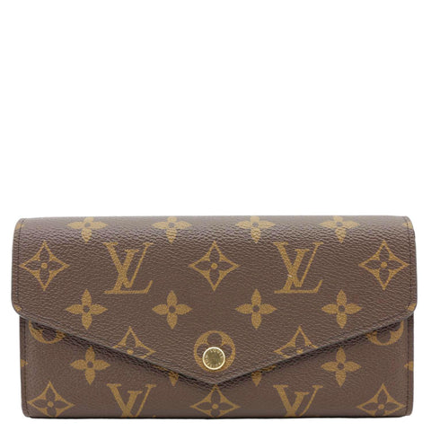LOUIS VUITTON Sarah Monogram Canvas Wallet Rose Ballerine