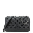 Christian Louboutin  Paloma Spikes Calfskin Leather Clutch