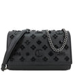 CHRISTIAN LOUBOUTIN Paloma Spikes Loubinthesky Calfskin Leather Crossbody Bag Black