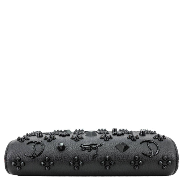 CHRISTIAN LOUBOUTIN Paloma Spikes Loubinthesky Calfskin Leather Crossbody Bag Black