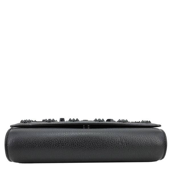 CHRISTIAN LOUBOUTIN Paloma Spikes Loubinthesky Calfskin Leather Crossbody Bag Black