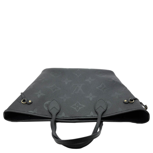 LOUIS VUITTON Neverfull MM Monogram Empreinte Tote Bag Black