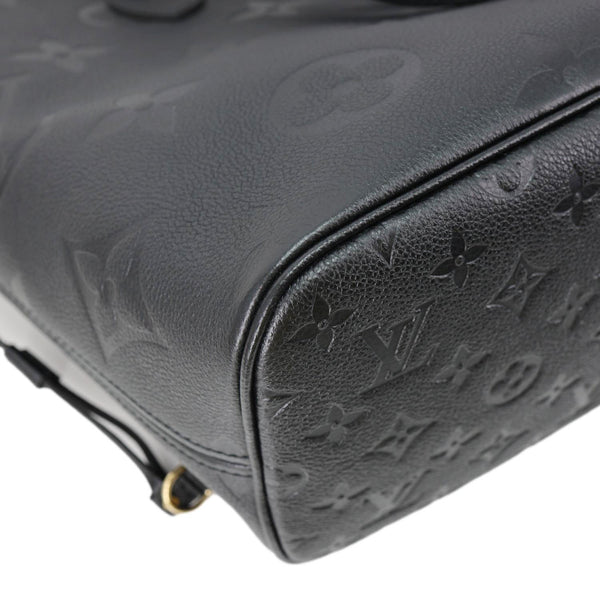 LOUIS VUITTON Neverfull MM Monogram Empreinte Tote Bag Black