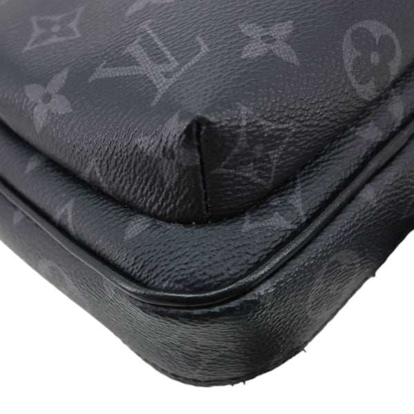 LOUIS VUITTON Avenue Sling PM Monogram Eclipse Canvas Backpack Bag Black