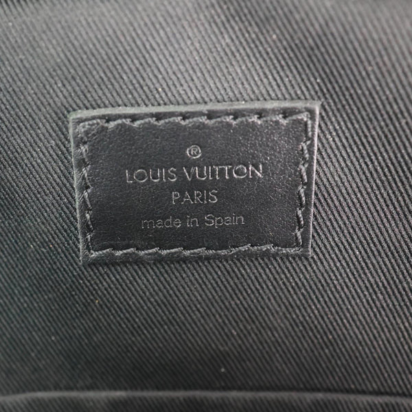 LOUIS VUITTON Avenue Sling PM Monogram Eclipse Canvas Backpack Bag Black