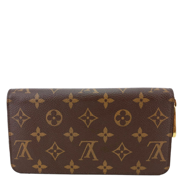 LOUIS VUITTON Monogram Canvas Zippy Wallet Brown