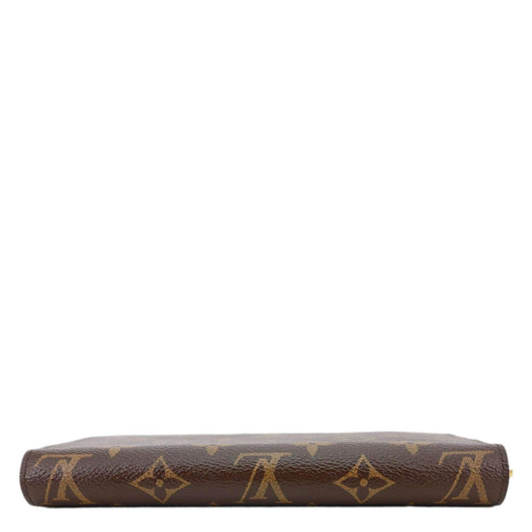 LOUIS VUITTON Monogram Canvas Zippy Wallet Brown