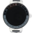 LOUIS VUITTON Tambour Horizon V2 Monogram Eclipse Polished Smartwatch Silver 42mm Full Box Set