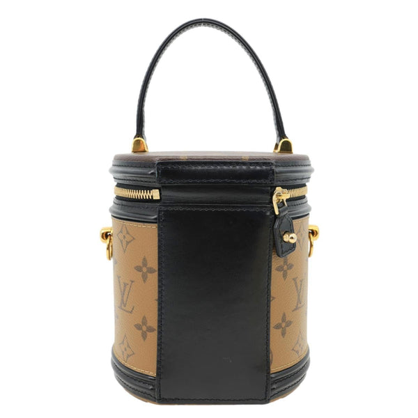 LOUIS VUITTON Cannes Reverse Monogram Canvas Shoulder Bag Brown