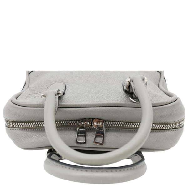 LOEWE Amazona 75 Leather Tote Shoulder Bag Grey