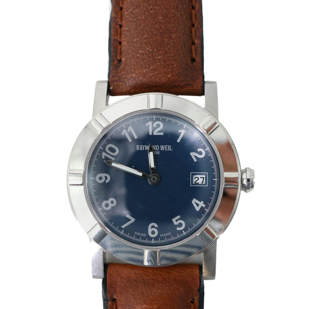 Raymond Weil Vintage W1 3030 Parsifal Blue Dial Women's Quartz Watch 3