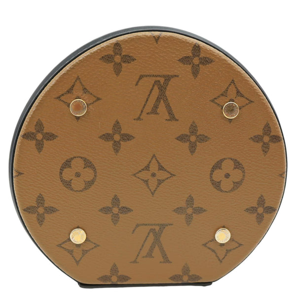 LOUIS VUITTON Cannes Reverse Monogram Canvas Shoulder Bag Brown