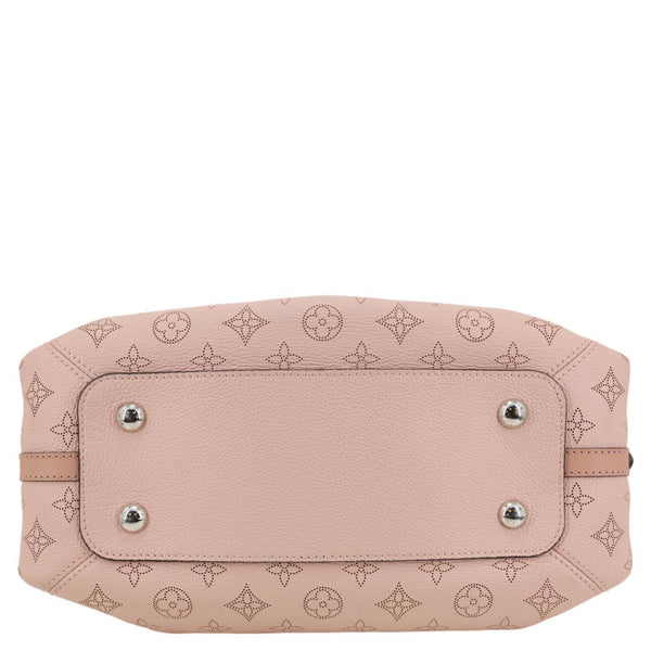 LOUIS VUITTON Asteria Monogram Mahina Leather Satchel Bag Pink