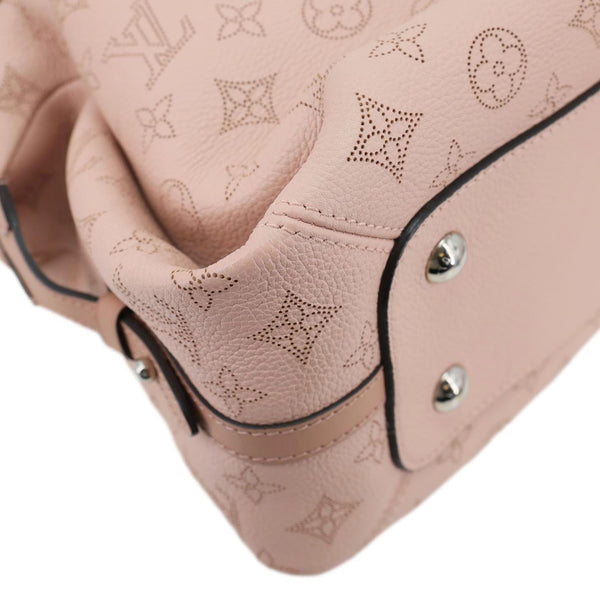 LOUIS VUITTON Asteria Monogram Mahina Leather Satchel Bag Pink