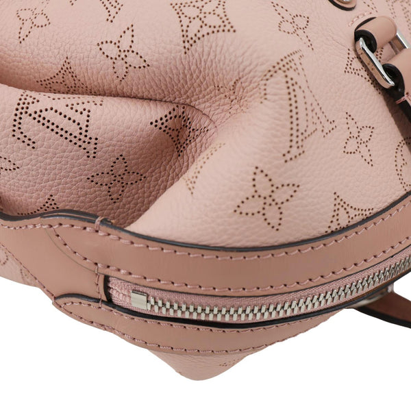 LOUIS VUITTON Asteria Monogram Mahina Leather Satchel Bag Pink