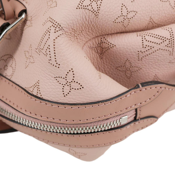 LOUIS VUITTON Asteria Monogram Mahina Leather Satchel Bag Pink