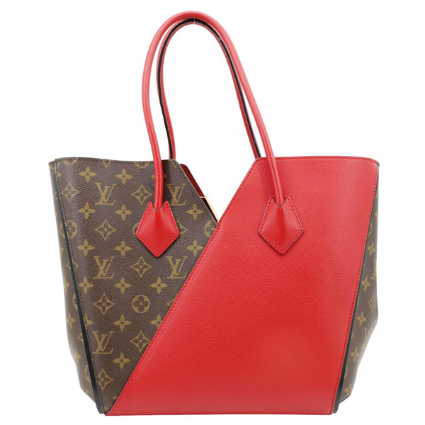 LOUIS VUITTON Kimono MM Monogram Canvas Tote Bag Red