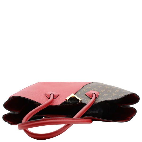 LOUIS VUITTON Kimono MM Monogram Canvas Tote Bag Red
