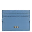 CHRISTIAN DIOR Leather Card Holder Blue