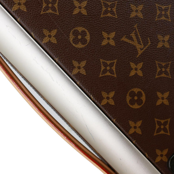 LOUIS VUITTON Horizon 55 Monogram Canvas Travel Bag Brown