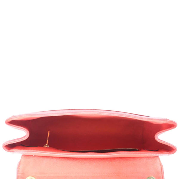 LOUIS VUITTON Saint Germain PM Monogram Empreinte Leather Shoulder Bag Red