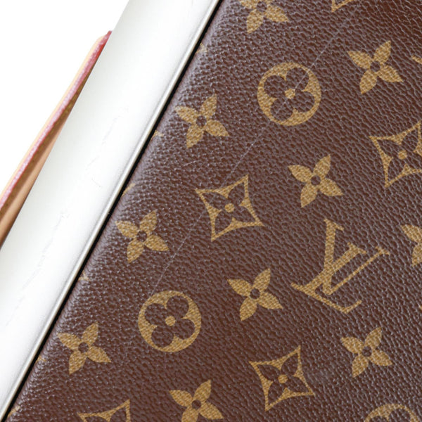 LOUIS VUITTON Horizon 55 Monogram Canvas Travel Bag Brown
