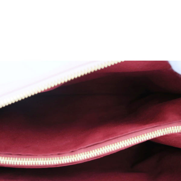 LOUIS VUITTON Coussin PM Monogram Embossed Leather Shoulder Bag Pink