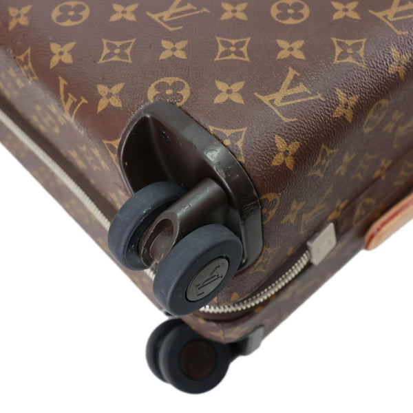 LOUIS VUITTON Horizon 55 Monogram Canvas Travel Bag Brown