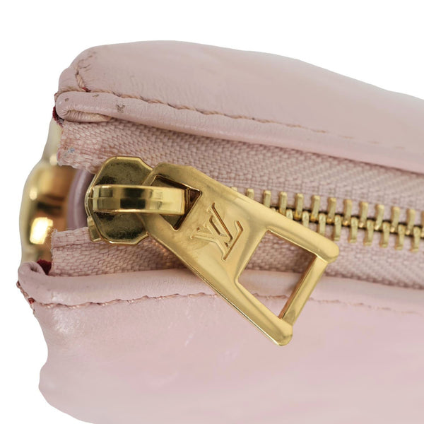 LOUIS VUITTON Coussin PM Monogram Embossed Leather Shoulder Bag Pink