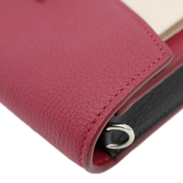 LOUIS VUITTON Mylockme Leather Chain Crossbody Bag Bicolor