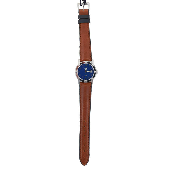 Raymond Weil Vintage W1 3001 Parsifal Blue Dial Women's Quartz Date Watch 30mm