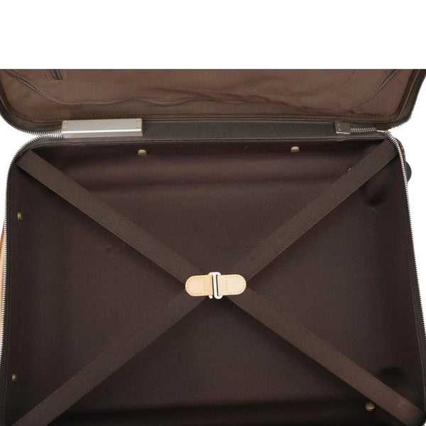 LOUIS VUITTON Horizon 55 Monogram Canvas Travel Bag Brown