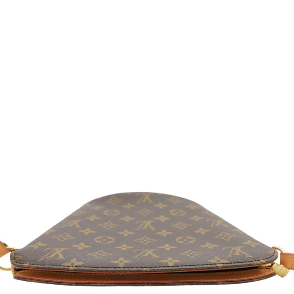 LOUIS VUITTON Drouot Monogram Canvas Shoulder Crossbody Bag Brown