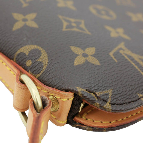 LOUIS VUITTON Drouot Monogram Canvas Shoulder Crossbody Bag Brown
