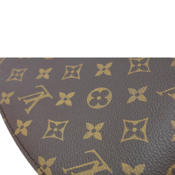 LOUIS VUITTON Drouot Monogram Canvas Shoulder Crossbody Bag Brown
