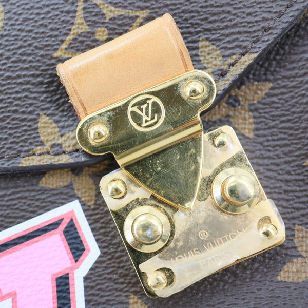 LOUIS VUITTON Metis Pochette Patches Monogram Canvas Crossbody Bag Brown