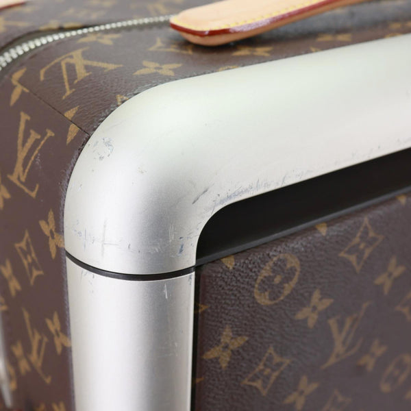 LOUIS VUITTON Horizon 55 Monogram Canvas Travel Bag Brown