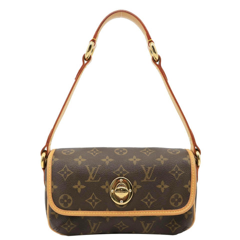 LOUIS VUITTON Tikal PM Monogram Canvas Shoulder Bag Brown