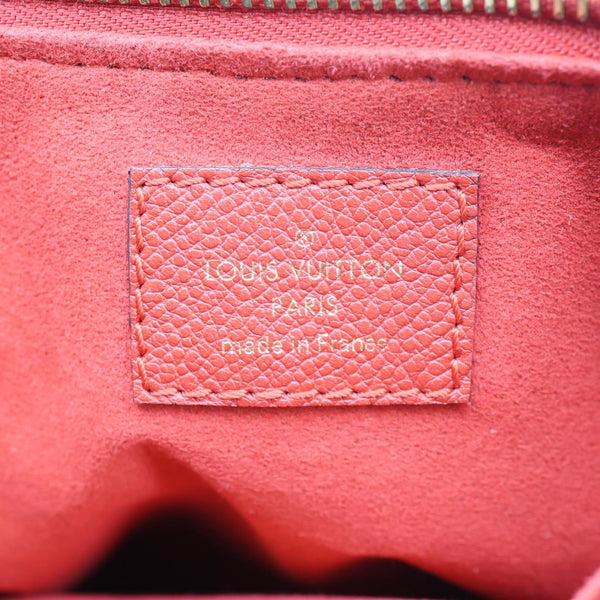 LOUIS VUITTON Surene BB Monogram Canvas Shoulder Bag Red