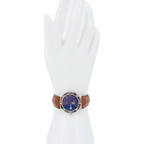 Raymond Weil Vintage W1 3001 Parsifal Blue Dial Women's Quartz Date Watch 30mm