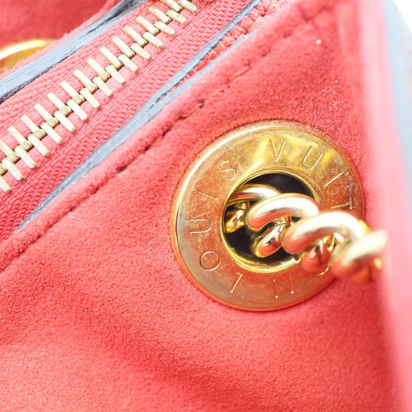 LOUIS VUITTON Surene BB Monogram Canvas Shoulder Bag Red