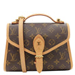 LOUIS VUITTON Ivy Monogram Canvas Crossbody Bag Brown